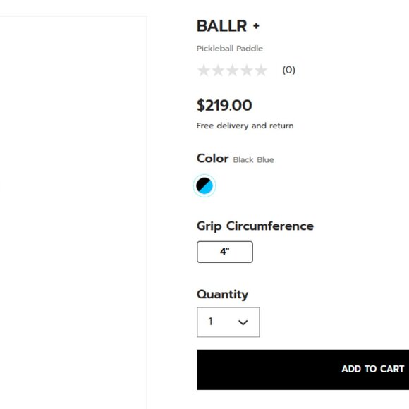 BRAND NEW Babolat BALLR Pickleball Paddle #1 Rated Pro - $219 MSRP - Free Ship!! - Picture 2 of 10